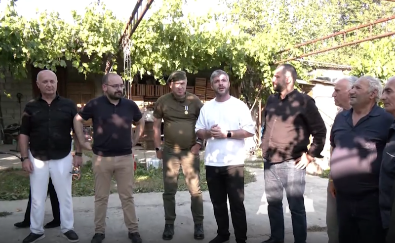ირაკლი კუპრაძე კოალიციის წარმომადგენლებთან ერთად სოფელ ერგნეთში ჩავიდა