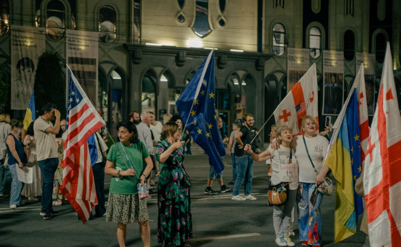 "ყველაზე ხანგრძლივი პროტესტი საქართველოს ისტორიაში" - „Le Monde“ უწყვეტი აქციების შესახებ წერს