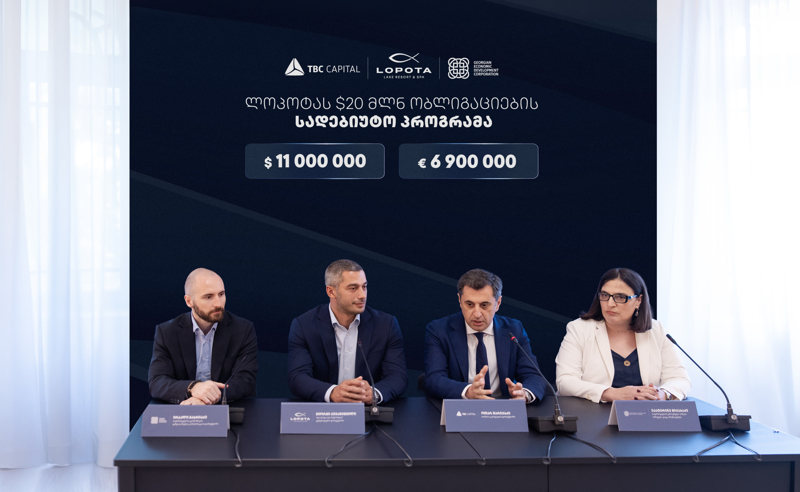 თიბისი კაპიტალის ექსკლუზიური მხარდაჭერით, ლოპოტამ $20-მილიონიანი ობლიგაციების სადებიუტო პროგრამის ფარგლებში, აშშ დოლარისა და ევროს ტრანშები სრულად განათავსა