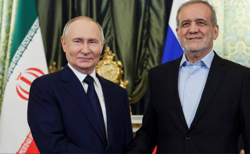 პუტინი და ირანის პრეზიდენტი ბიშკეკის სამიტზე შეხვდებიან