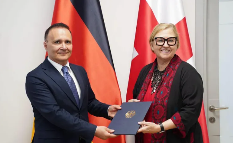 გერმანიის ახალი ელჩი საქართველოში საქმიანობას ოფიციალურად შეუდგა