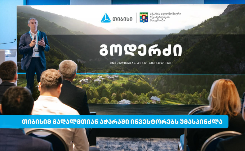 თიბისიმ კურორტ გოდერძიზე საინვესტიციო ღონისძიება გამართა