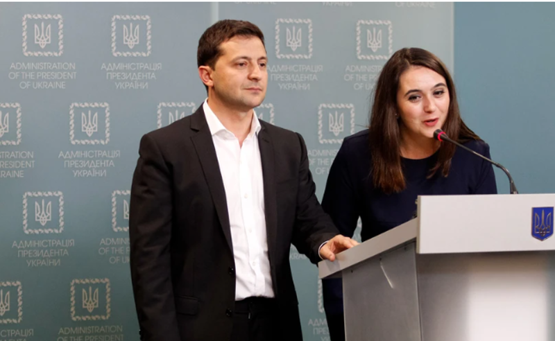 ვოლოდიმირ ზელენსკიმ ყოფილ პრესსპიკერს სანქციები დაუწესა