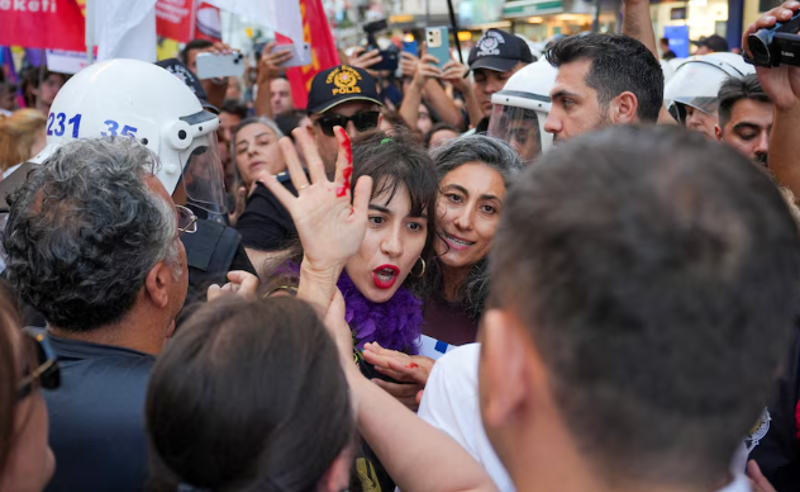 აქცია თურქეთში - პოლიციამ 150-მდე პროტესტანტი დააკავა 