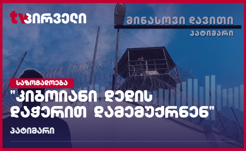 "ციხის უფროსის მოადგილემ მითხრა, დავითაძე თითის გაკეთებაზე მეტის ღირსიც იყოო" - ანგარიშსწორებაზე კიდევ ერთი პატიმარი ალაპარაკდა 