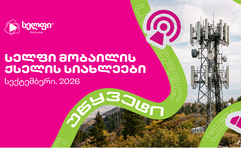 168 სადგური - სელფის ქსელის მასშტაბური განახლება გრძელდება