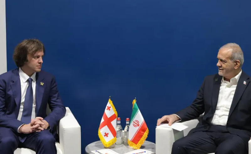 კობახიძე ირანის პრეზიდენტს შეხვდა