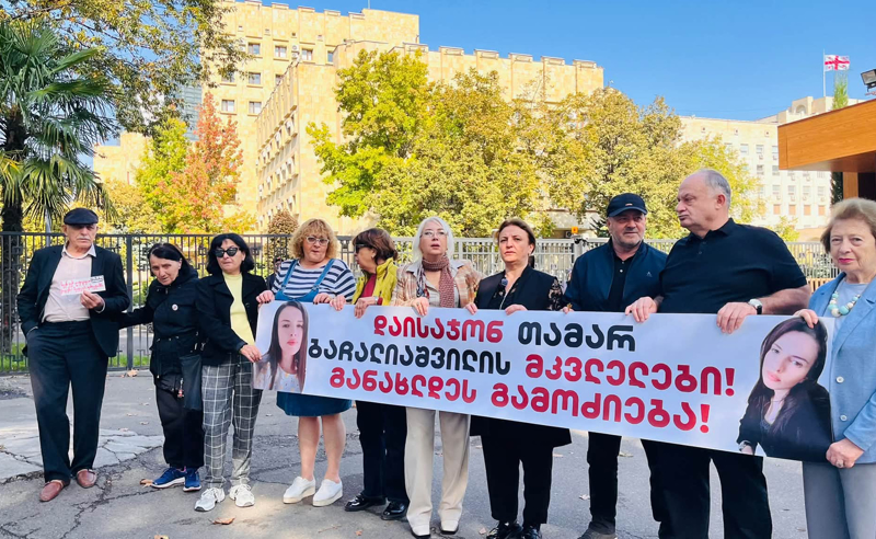 თამარ ბაჩალიაშვილის ოჯახი გრიგოლ ლილუაშვილის და ირაკლი ღარიბაშვილის დაკითხვას ითხოვს
