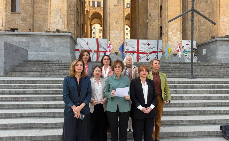 „არავის აქვს უფლება, წაართვას ხალხს თავისუფალი არჩევანი და ივაჭროს საქართველოს სუვერენიტეტით“ - ქალი პოლიტიკოსების ერთობლივი განცხადება