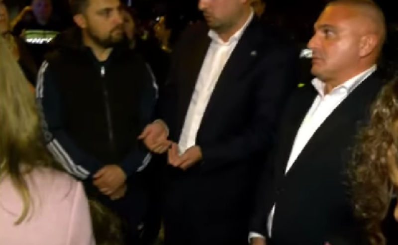 დადიანზე, პროტესტის მონაწილეებთან ინფრასტრუქტურის მინისტრი მივიდა